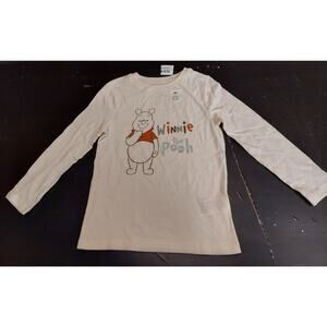New Winnie The Pooh Shirt Girls Sz 5t Top Long Sleeve F